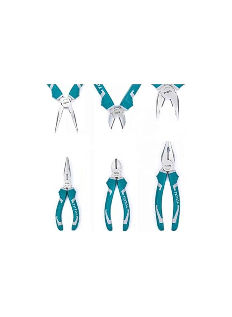 TOTAL 3 Pcs Plier Set THT1K0301 - Image 5