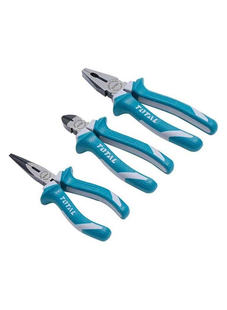 TOTAL 3 Pcs Plier Set THT1K0301 - Image 4