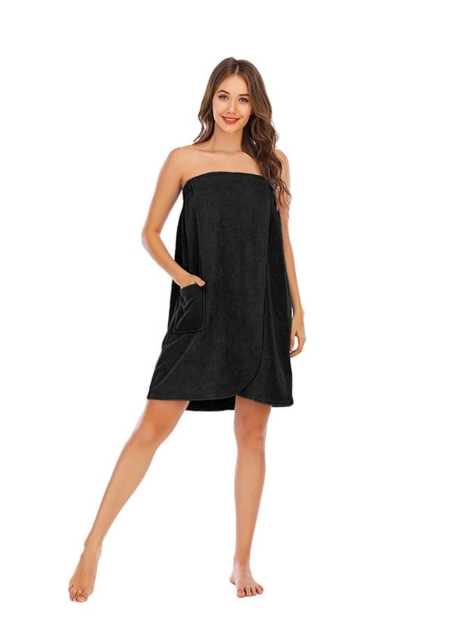 Loquat Women's Thickened Autumn And Winter Bathrobe Towel Nightgown Pajamas  - Image 2