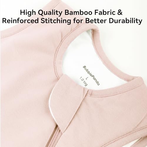 Okayinn BubblePanda Rayon Made from Bamboo Sleep Sack 2t-3t 1.0 Tog Soft Toddler Sleeping Sack 24-36 Months for Babies 2-Way Zipper Baby Wearable Blanket - Image 5