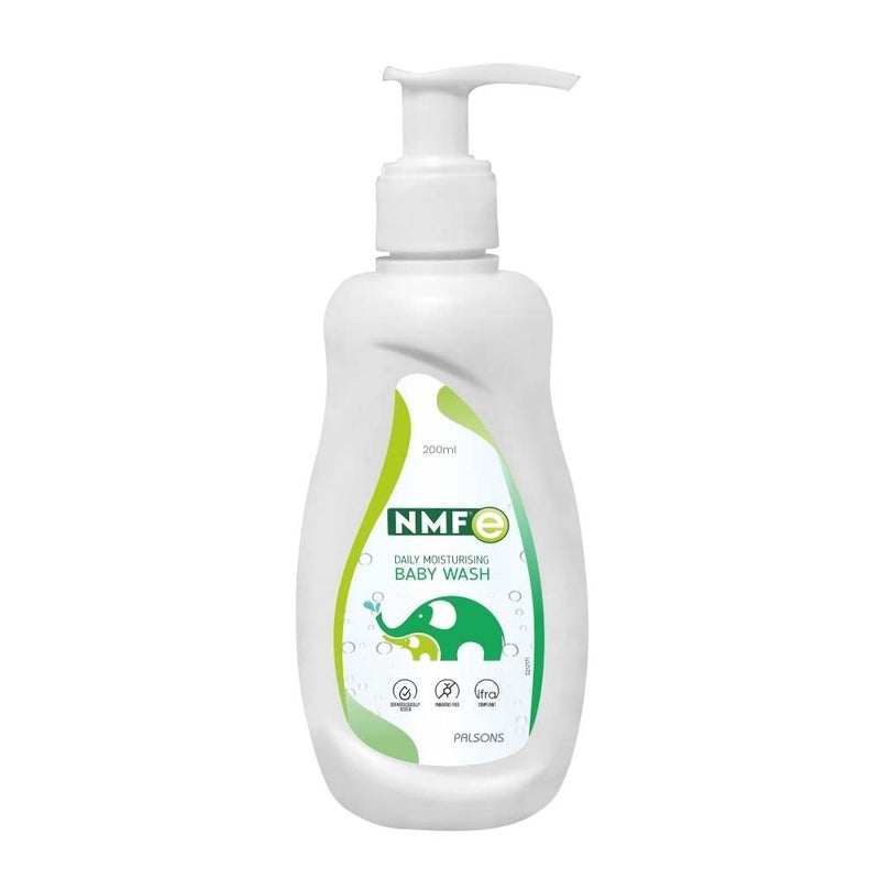 NMFe Moisturising Baby Wash I Enriched With Aloe Vera, Oat Milk & Vitamin E I Suitable For Newborns I Paraben Free I Skin-matching pH I Dermatologically Tested 200ml - Image 3