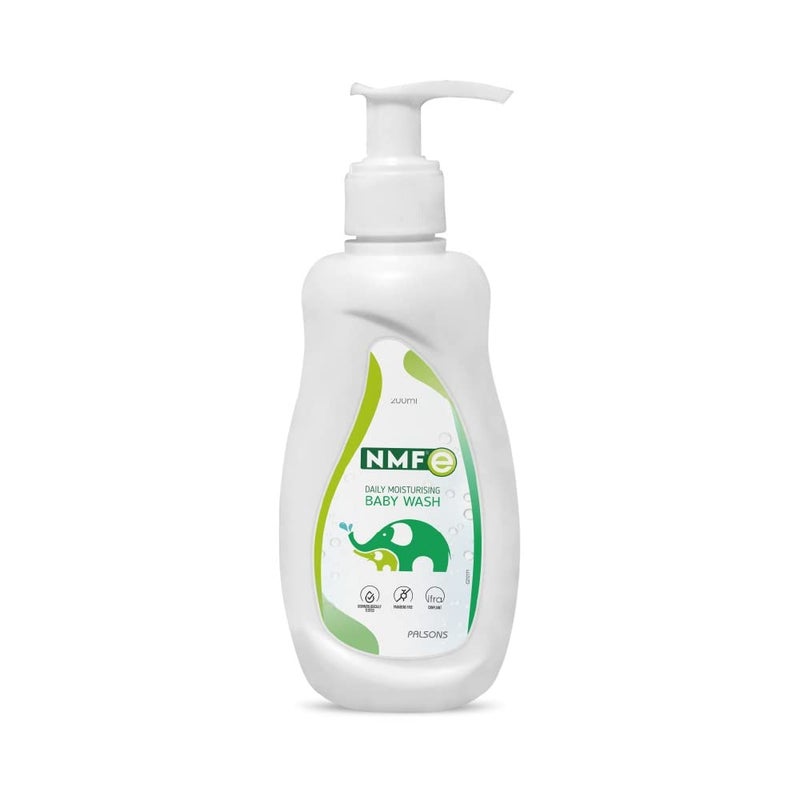 NMFe Moisturising Baby Wash I Enriched With Aloe Vera, Oat Milk & Vitamin E I Suitable For Newborns I Paraben Free I Skin-matching pH I Dermatologically Tested 200ml - Image 1