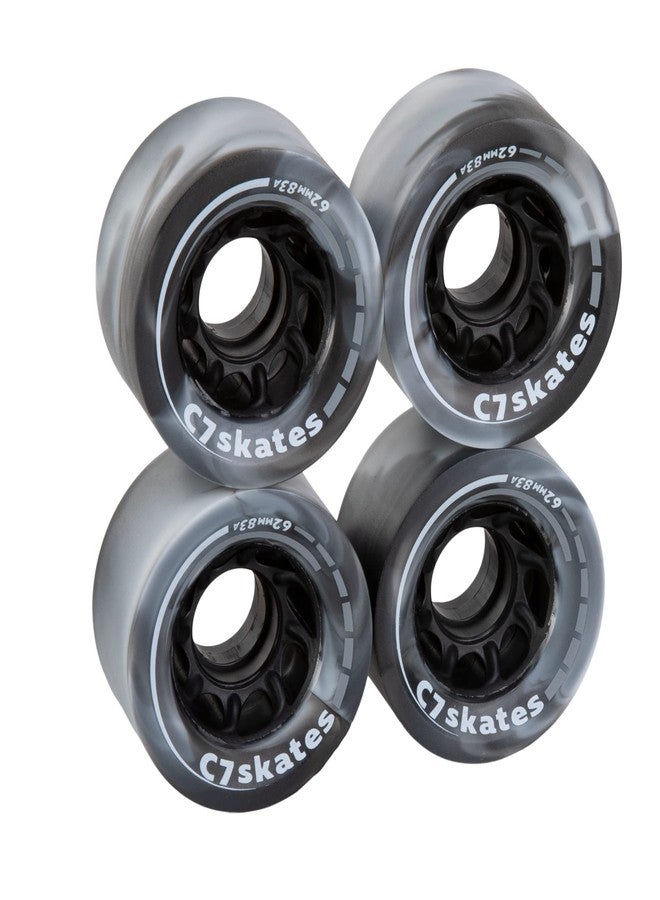 C SEVEN C7skates 62mm Roller Skate Wheels (Midnight Sky) - Image 1