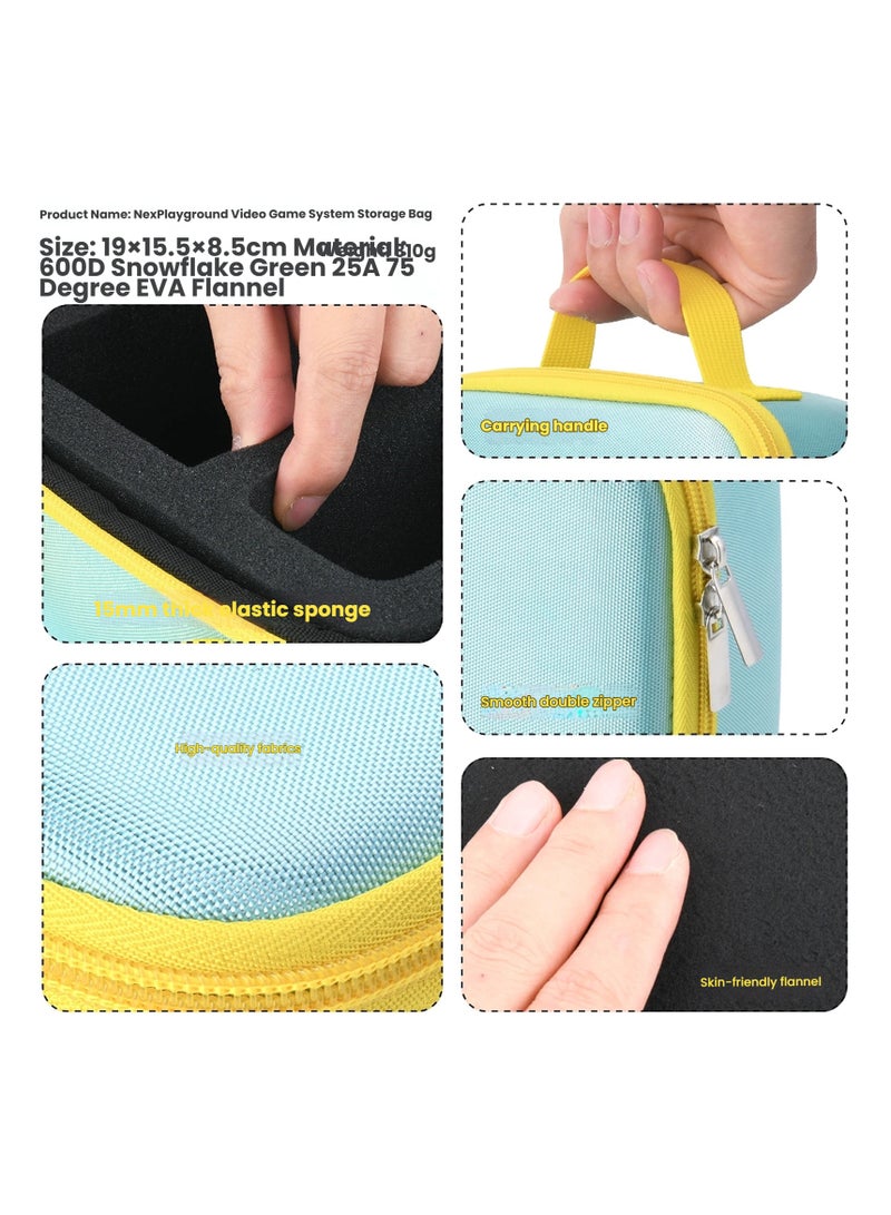 Compatible with Nex Playground Video Game System EVA Hard-Shell Case Portable Gaming Console Carrying Case Shockproof and Scratch-Resistant - Image 5