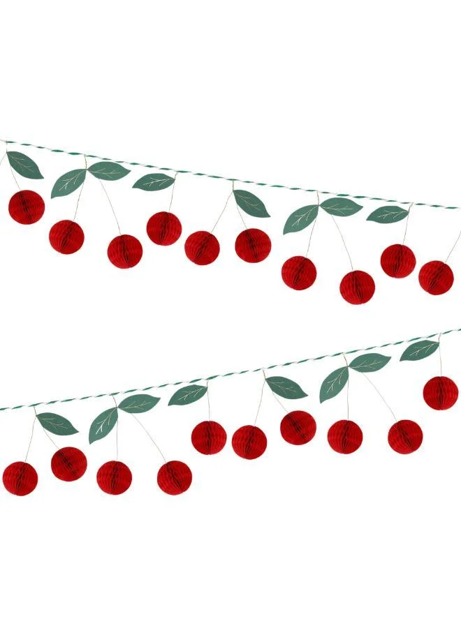 Meri Meri Cherry Honeycomb Garland