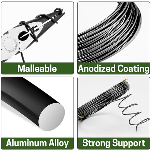 ZELARMAN Bonsai Training Wire Set of 4, Total 128 Feet (32 Feet Each Size) 3 Size - 1.0MM, 1.5MM, 2.0MM, Corrosion and Rust Resistant - Image 3