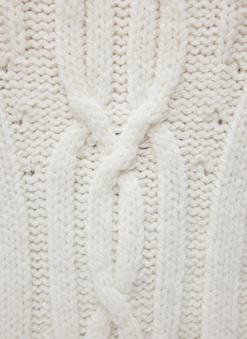 MAVI White Crewneck Sweater