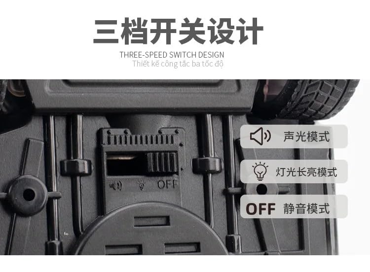 VARIYA ENTERPRISE® 1/24 Big Fast and Furious 7 Toy Car Metal Pull Back Diecast Car with Openable Door and Sound Light, Gifts Toys for Kids【 Black 】 - Image 5