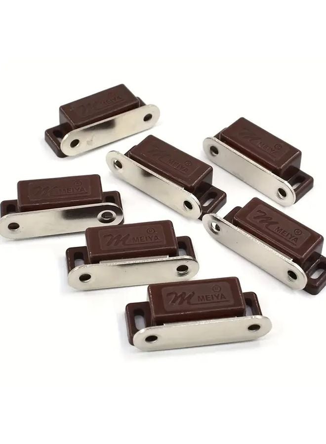 12 Pack Heavy Duty Metal Cabinet Magnets With Mounting Screws Brown Magnetic Door Catch - Image 3