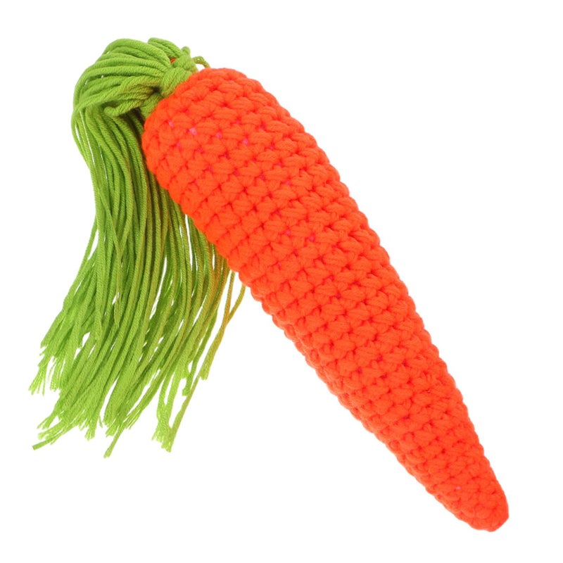 Newborn Photography Props Crochet Carrot Toy Milestone Photo Accessories For Boy Girl First Birthday - Image 2