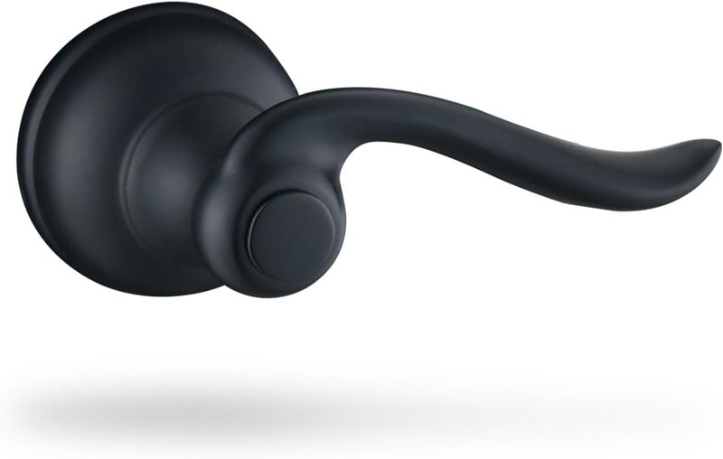 DLymtrx Shower Handle Replacement, Compatible for Delta 13/14 Series Tub Faucet BT14096, Matte Black Single Metal Lever Handle - Image 1