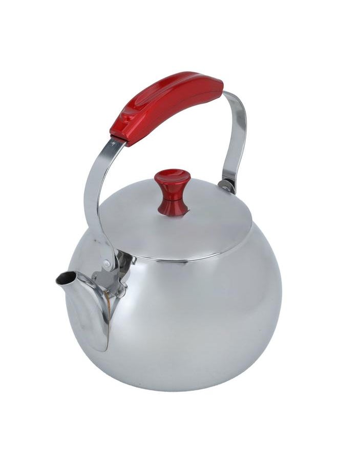 Teapot With Red Steel Handle 2 Liter Silver - pzsku/Z8BC6A96C0035DE52079CZ/45/_/1737886743/c32ff224-7454-4ecf-999d-6505b6fd13a1