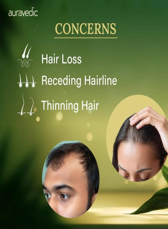 Auravedic Advance Hair Growth Serum For Scalp with 3% Redensyl, 2% Anagain, 3% Procapil, Caffeine, Biotin, Bhringaraj, Rosemary Oil For Hair Serum For Hair Fall Control 30ML - Image 4