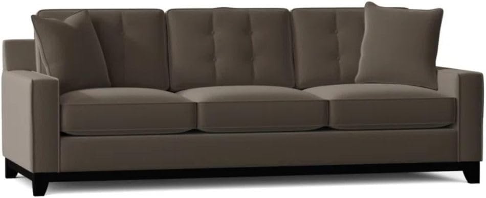 Modern 93\" Square-Arm Convertible Sofa Bed