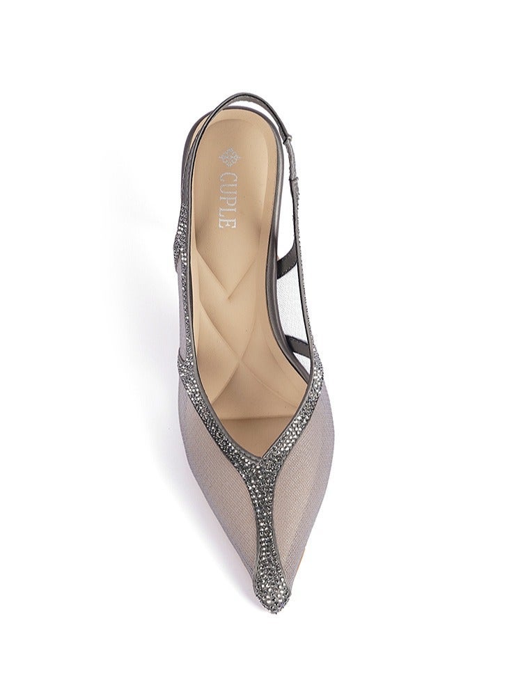 Cuple Ladies  Slip-On slingback Mules - Image 3