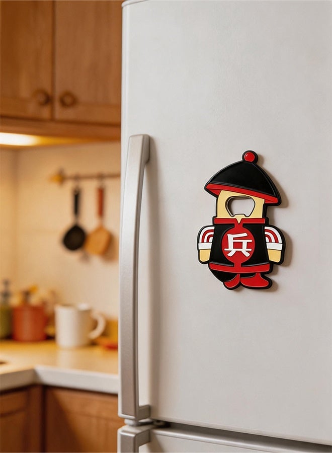 Traditional Chinese Chess "Bing" Fridge Magnet Bottle Opener - Image 2