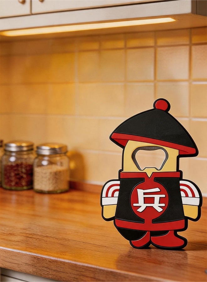 Traditional Chinese Chess "Bing" Fridge Magnet Bottle Opener - Image 3