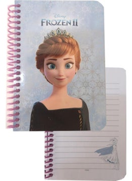 GENC DIJITAL BASKI GENC DIGITAL PRINTING Notebook Frozen Elsa 11X15 cm 1 Piece 80 Sheets Lined Licensed Frozen Student Notebook 