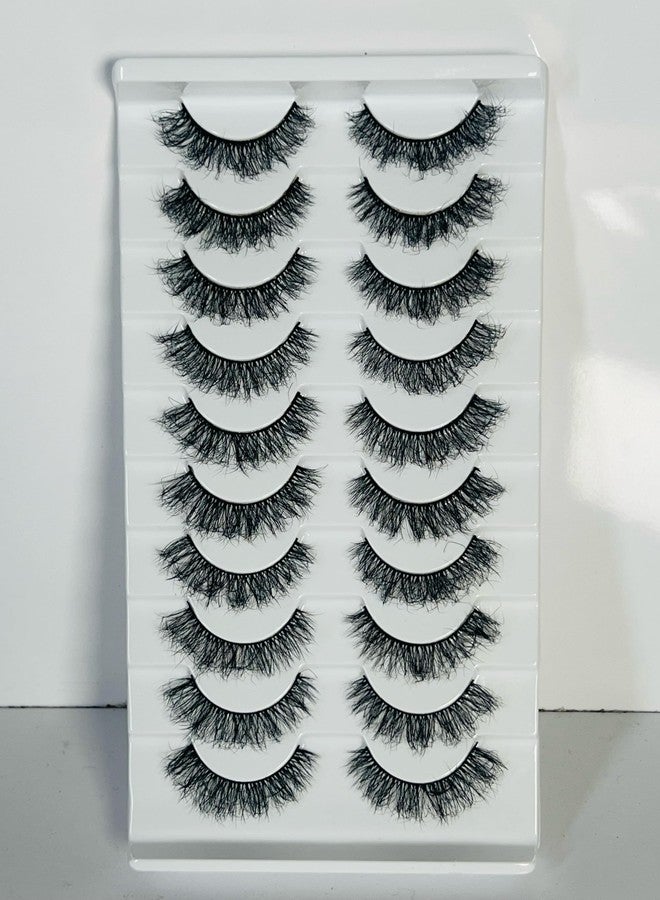 ADITION Eyelashes For Women & Girls 1 Pairs Pro Eyelashes-You Complete Me | Natural Look | Party Look |Black Color| Eye Lashes (set of 10 pairs) (H15) - Image 2