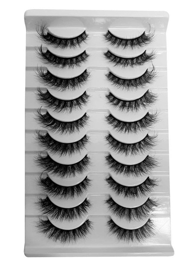 ADITION Eyelashes For Women & Girls 1 Pairs Pro Eyelashes-You Complete Me | Natural Look | Party Look |Black Color| Eye Lashes (set of 10 pairs) (H15) - Image 1