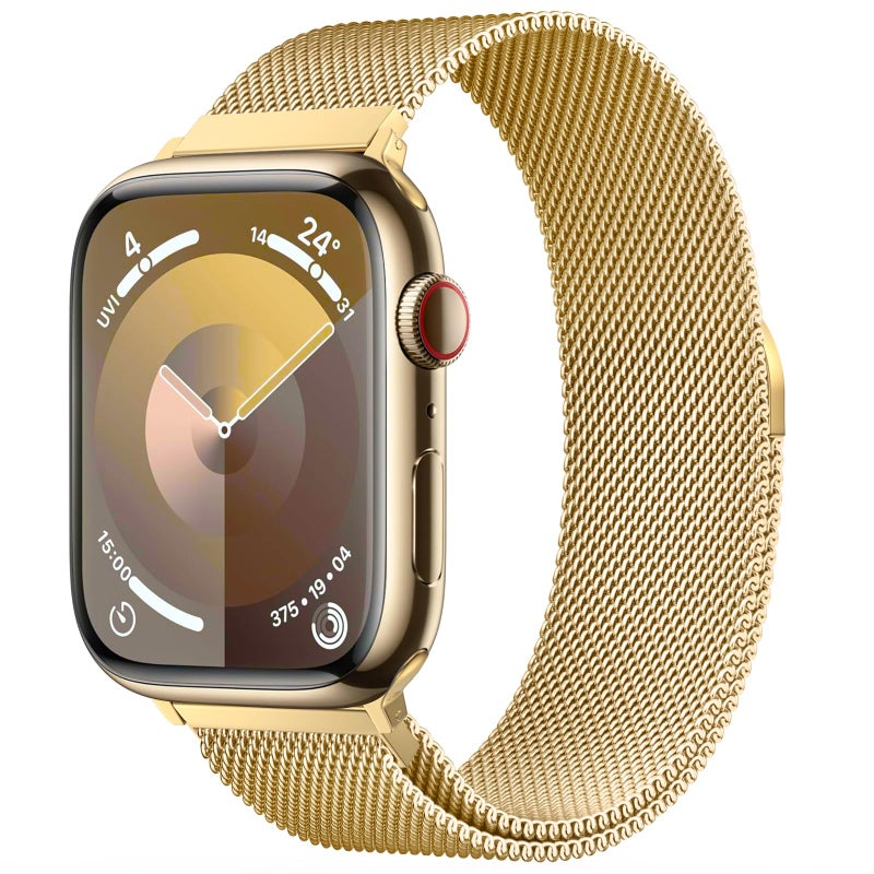 BRG Original Stainless Steel Milanese Loop Compatible with Apple Watch Band 38mm 40mm 41mm 42mm 44mm 45mm 46mm 49mm, Magnetic Clasp Band for iWatch Series 11 10 9 8 7 6 5 4, SE 3 2 1 Ultra3 2, Women & Men - Image 1