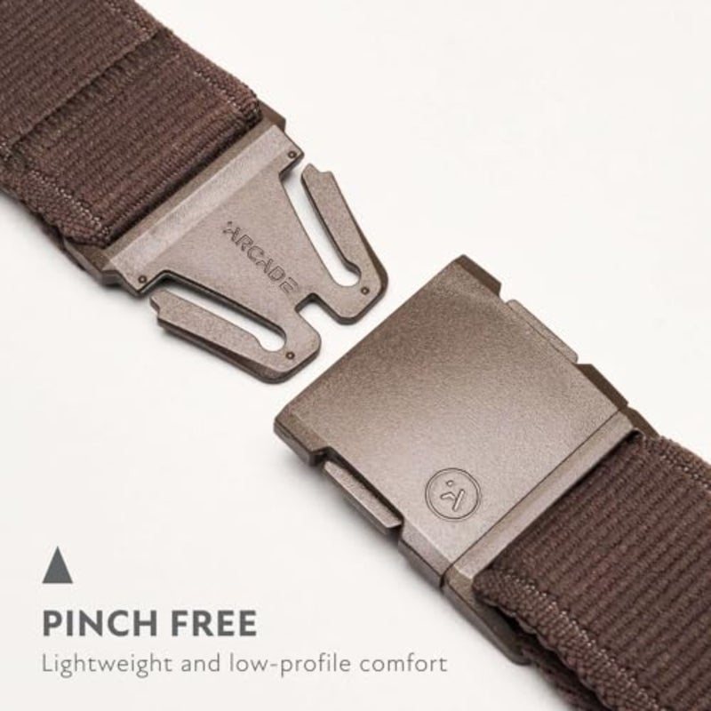 Belt Atlas A2 Elastic Stretch Belt: Heavy Duty Elastic Webbing, Non-Metal Travel Friendly Buckle - Medium, One Size - Image 2