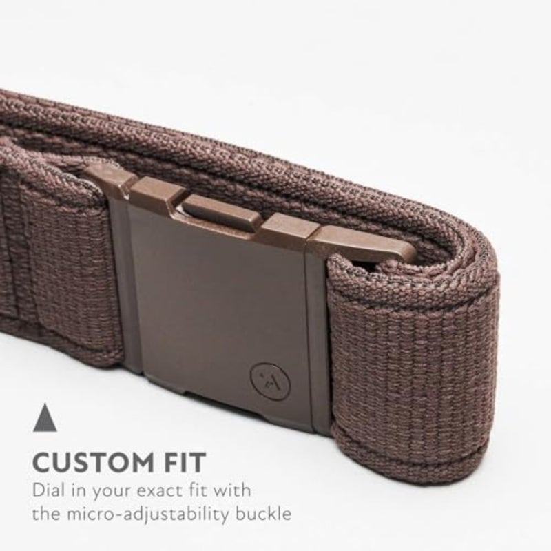 Belt Atlas A2 Elastic Stretch Belt: Heavy Duty Elastic Webbing, Non-Metal Travel Friendly Buckle - Medium, One Size - Image 3