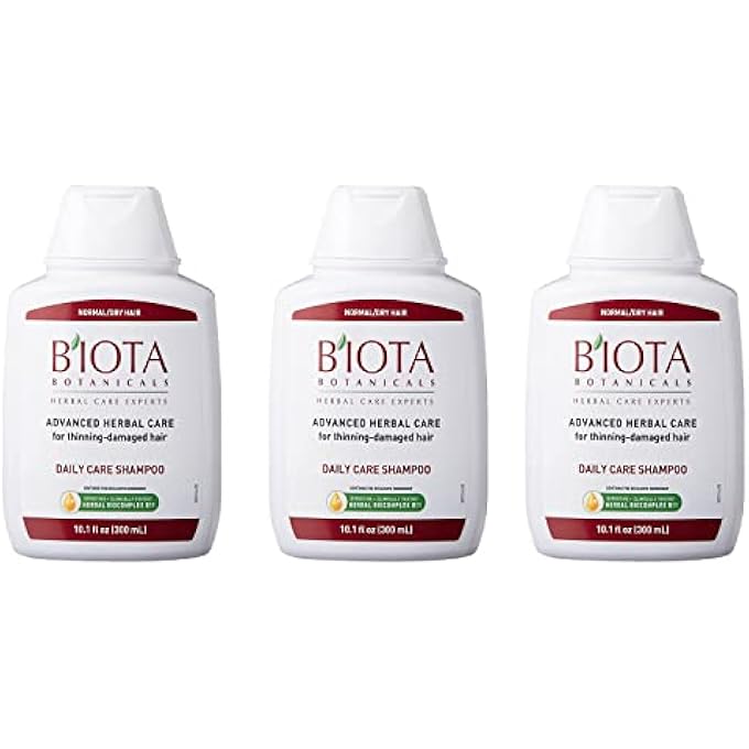 Biota BOTANICALS HERBAL CARE EXPERTS DAILY CARE SHAMPOO FOR NORMAL/DRY THINNING HAIR 10.1 OZ (PACK OF 3) - Image 2