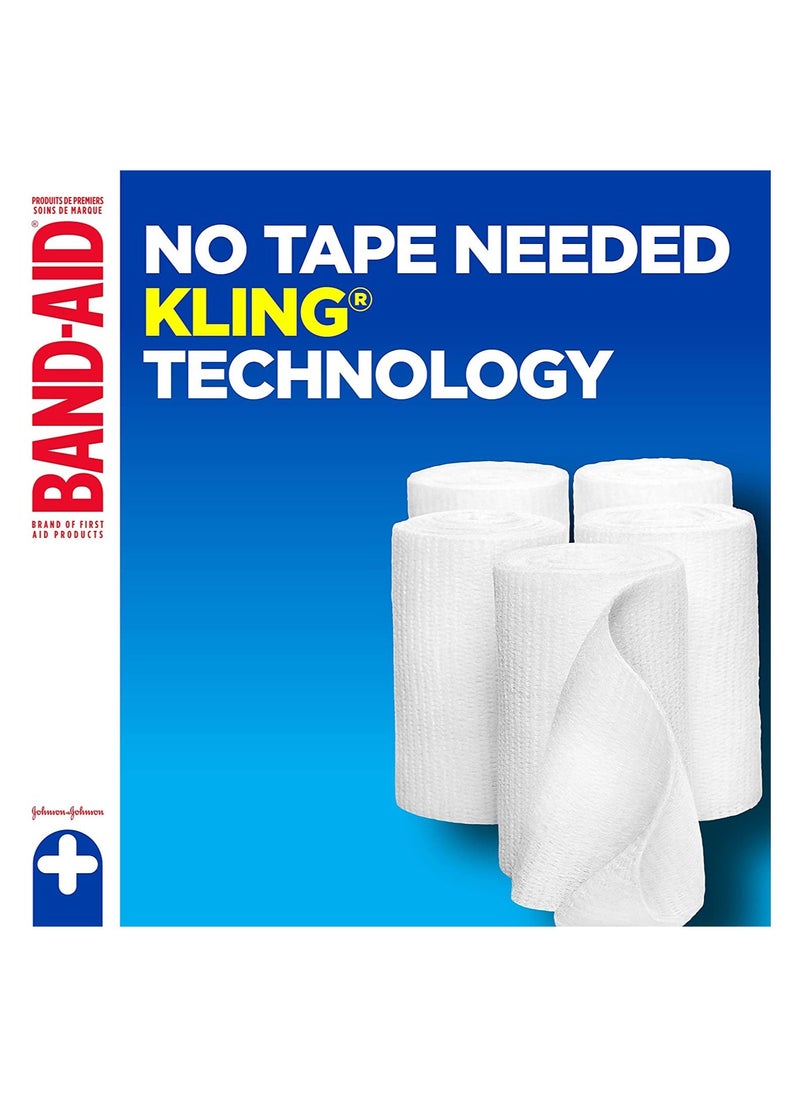 Band Aid - Hospital Grade Rolled Kling Gauze Bandage, 10 cm - Image 1
