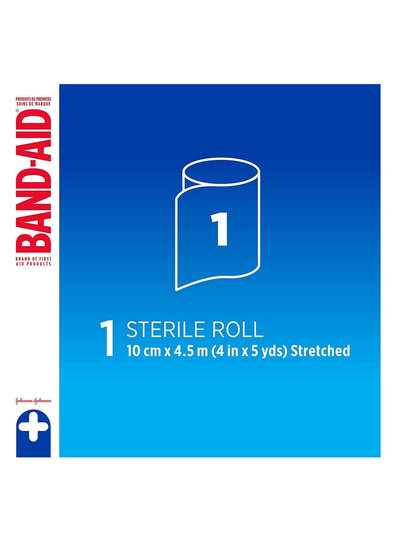 Band Aid - Hospital Grade Rolled Kling Gauze Bandage, 10 cm - Image 1