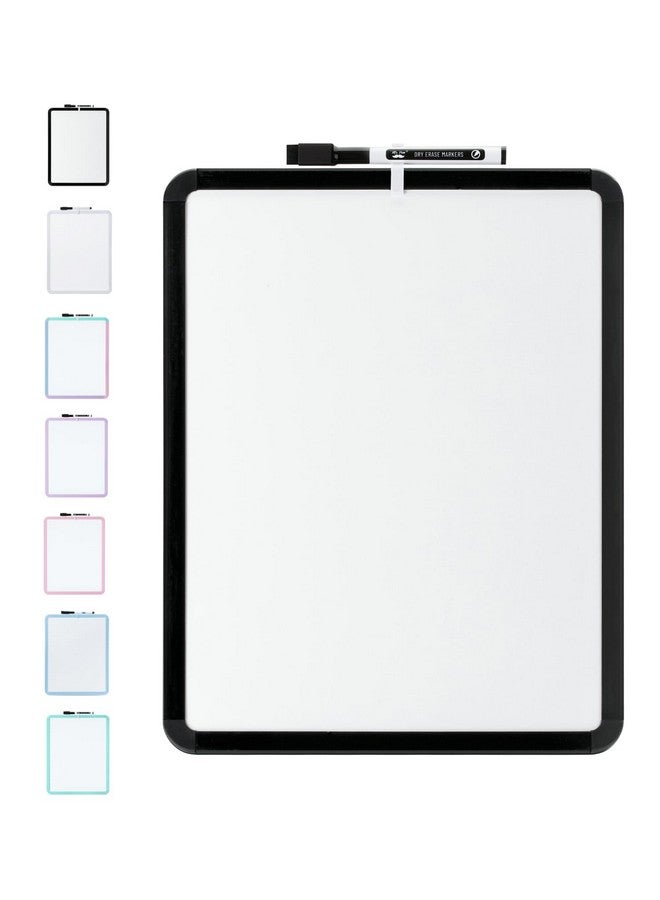 مستر. بين - لوح مسح جاف، 14 بوصة × 11 بوصة مع قلم مسح جاف أسود، إطار أسود، لوح أبيض صغير، لوح مسح جاف صغير للثلاجة، لوح مسح جاف صغير - Image 1