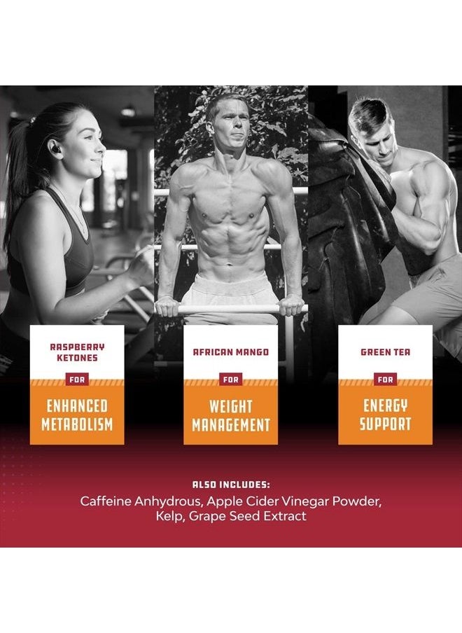 Natures Craft - Blend of Raspberry Ketones, Green Tea Extract and African Mango – Lose Weight Faster – Potent Ingredients to Speed Up Weight Loss, Suppress Appetite & Burn Fat – 60 Capsules - Image 1