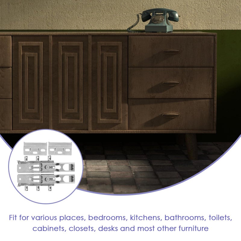 Cold Rolled Steel Concealed Hanging Bracket Set For Kitchen Cabinet Hardware - Image 5