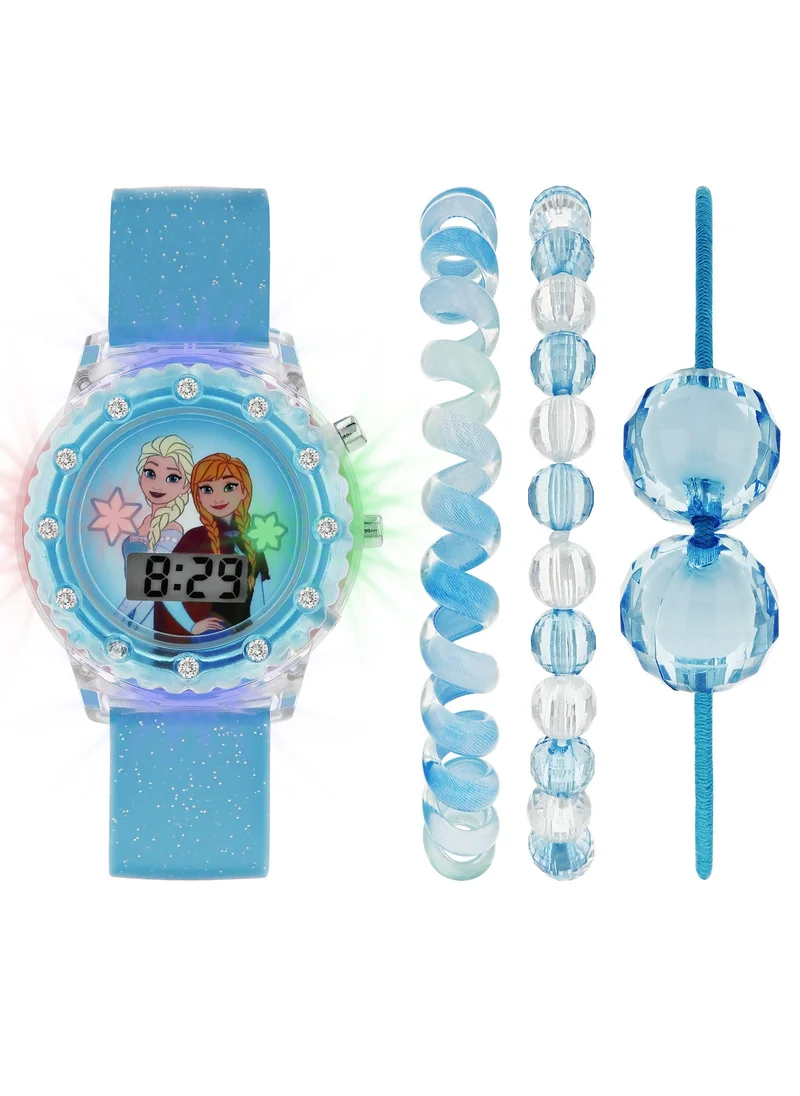 Disney Disney Frozen Light Up Digital Watch and Bracelet Set - FZN4087ARGSET