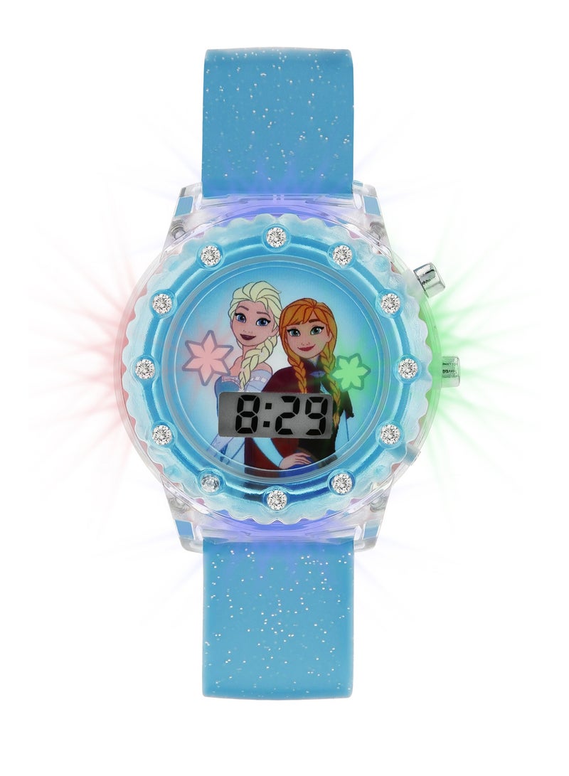 Disney Frozen Light Up Digital Watch and Bracelet Set - FZN4087ARGSET - Image 2