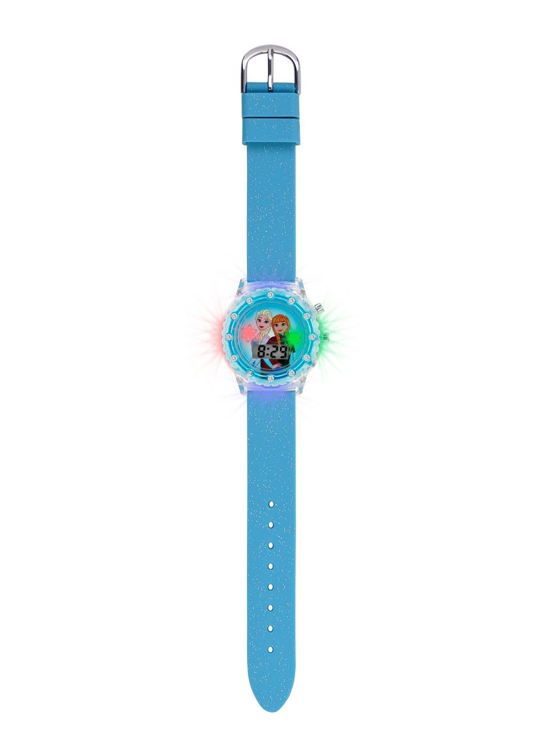 Disney Frozen Light Up Digital Watch and Bracelet Set - FZN4087ARGSET - Image 3