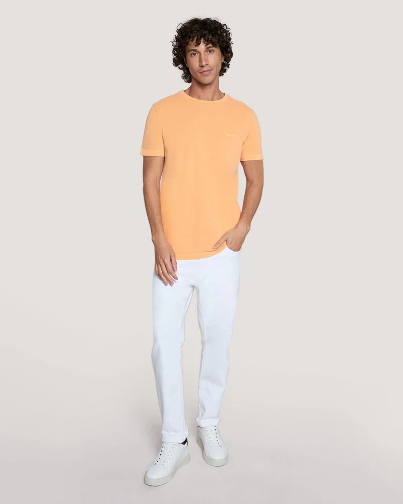 GANT  Gant Slim Sunfaded Ss Pique Tshirt for Men | Best Price UAE
