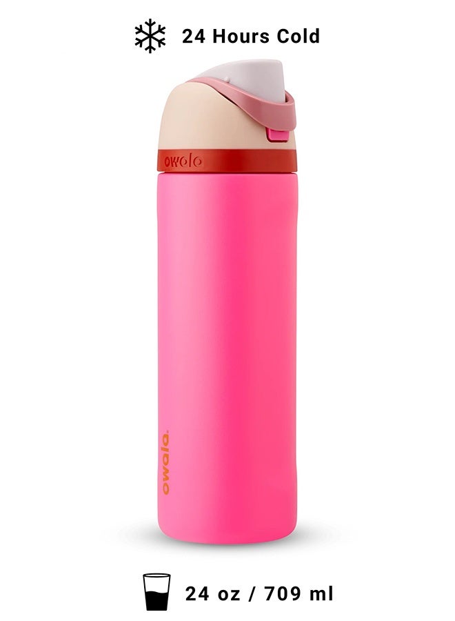 FreeSip Insulated Stainless Steel Water Bottle with Straw for Sports, Travel, and School BPA-Free Sports Water Bottle - Image 2