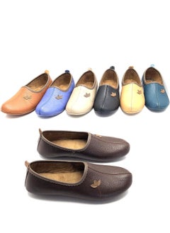Derilax Genuine Leather Hajj Umrah Tawaf Slippers and Home Shoes 