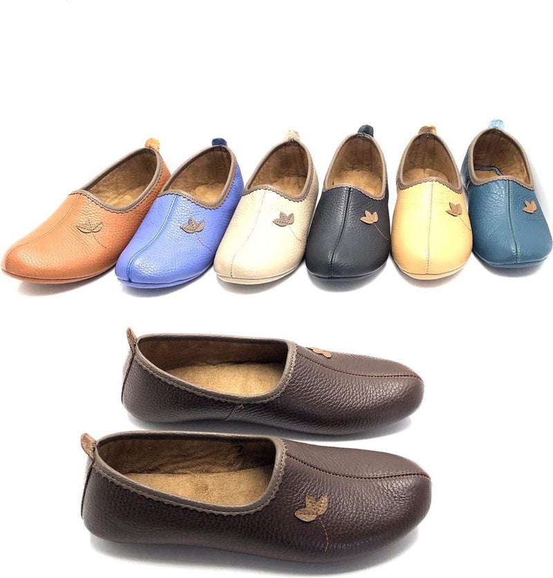 Derilax Genuine Leather Hajj Umrah Tawaf Slippers and Home Shoes 