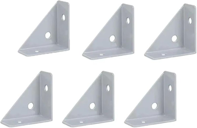 Small Angle Brackets 48pcs Heavy Duty Corner Braces Furniture Fasteners For Desk Bed Shelves - Image 2