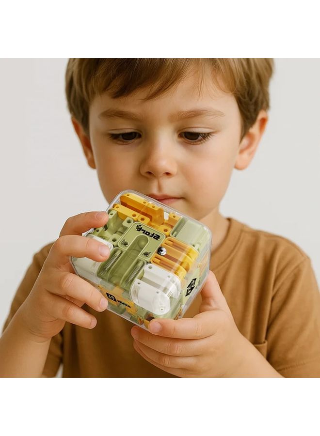 3D Maze Cube Educational Toy For Kids Birthday Party Favors Ages 3 Plus - Image 2