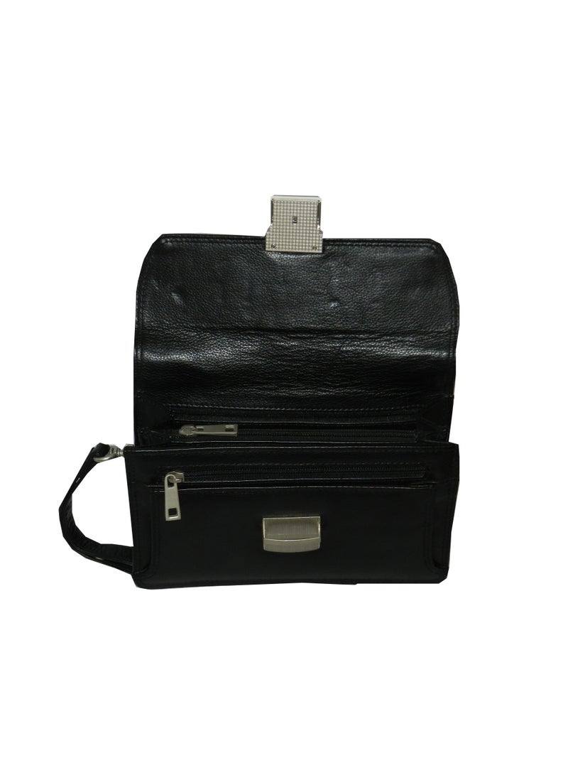 LAVERI LEATHER Laveri Genuine Leather Designer Hand Pouch For Travel  - Image 3