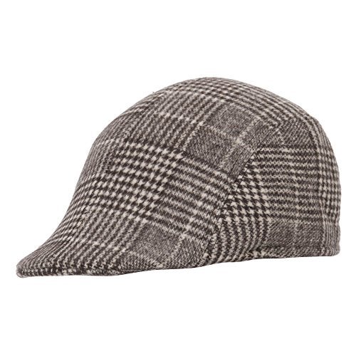 FabSeasons Checkered Golf Flat Cap Brown - Image 2