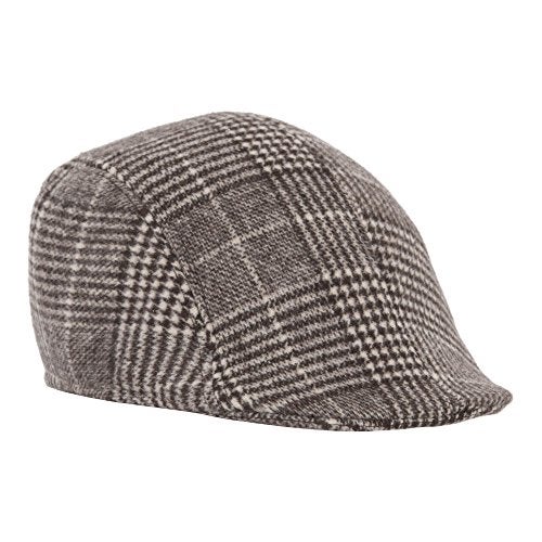 FabSeasons Checkered Golf Flat Cap Brown - Image 4