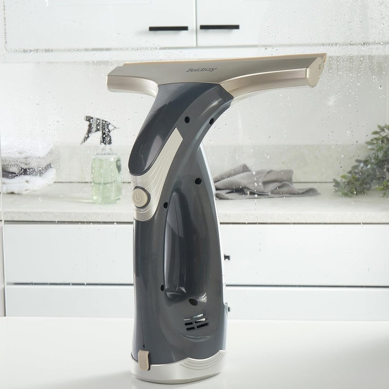 Beldray BEL0749TTVDE Titanium Cordless Window Vacuum - Handheld Window Cleaner with Squeegee Head, 60ml Water Tank, Drip and Streak Free Cleaning, Up to 30 Minutes Operation Time, Rechargeable, - Image 3