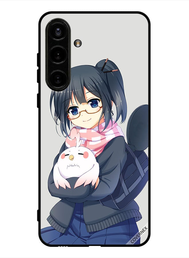 Covernex Protective Case Cover For Samsung Galaxy S24 Plus Girl Holding Pet Art - Image 1
