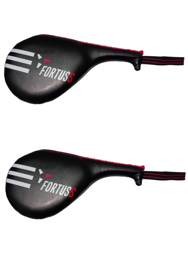 فورتس وسادات ركل التايكوندو من فورتوس - أهداف ضرب متينة - مجاديف اللكم للتايكواندو والكاراتيه والكيك بوكسينغ والفنون القتالية المختلطة - وسادات أهداف الركل للأطفال والكبار - المبتدئين إلى المحترفين - Image 4