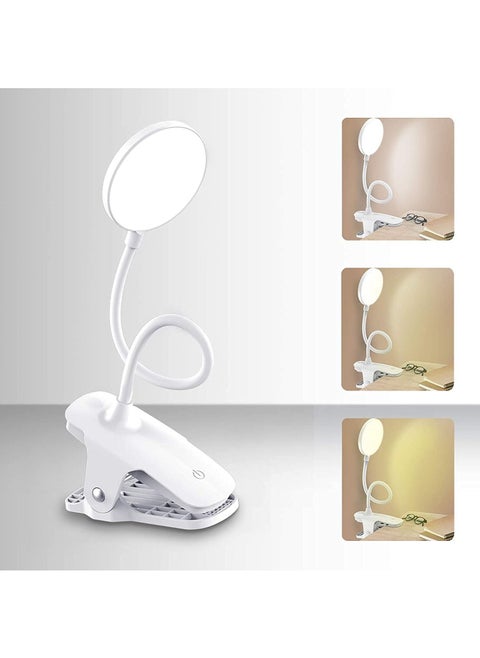 Book Light for Reading at Night in Bed, Reading Light Clip on Book, 360° Booklight,3 Color Modes with 3 Brightness Levels, Eye Protection Book Light Rechargeable Clip Light
