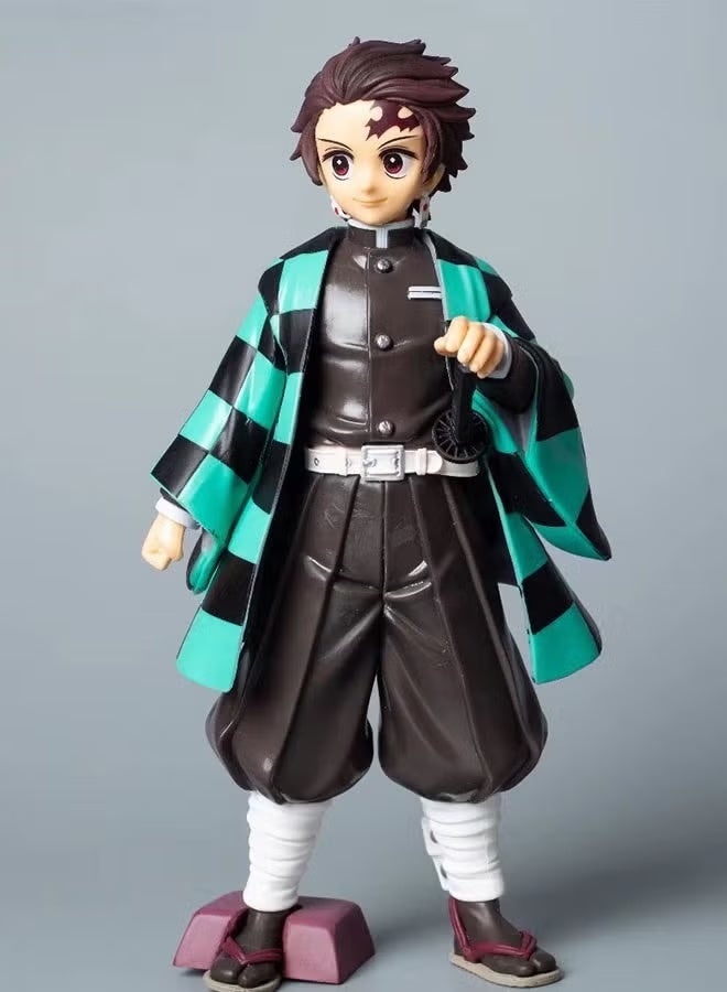 The Super-sized Standing Tanjirou Assembly Handmade Model Desk Decoration Toy 24 cm - Image 1